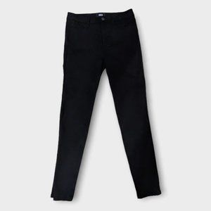 PAIGE Black Zipper Fly Womens Jeans/Pants with a Tapered Leg in Size 29"